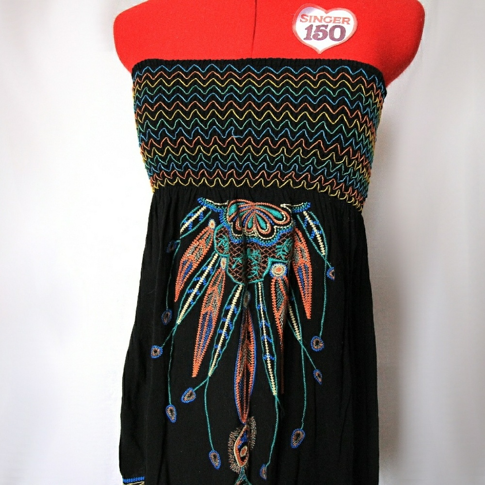 Si Style Top, Strapless Top, Hippie Boho Top
